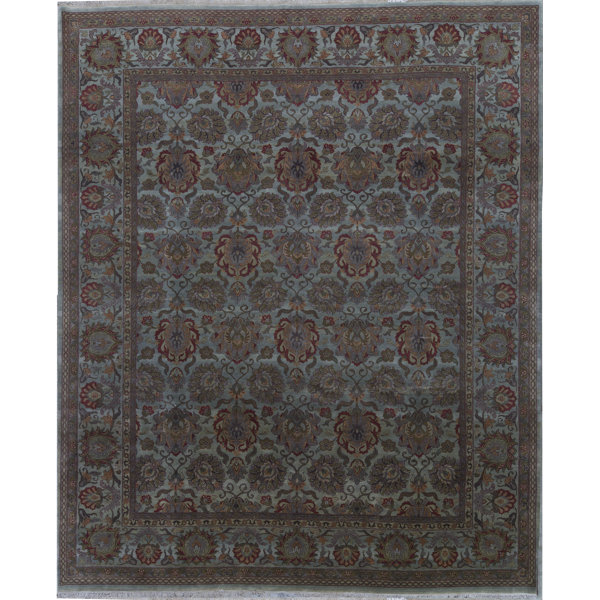 Bokara Rug Co., Inc. HandKnotted HighQuality Green and Green Area Rug